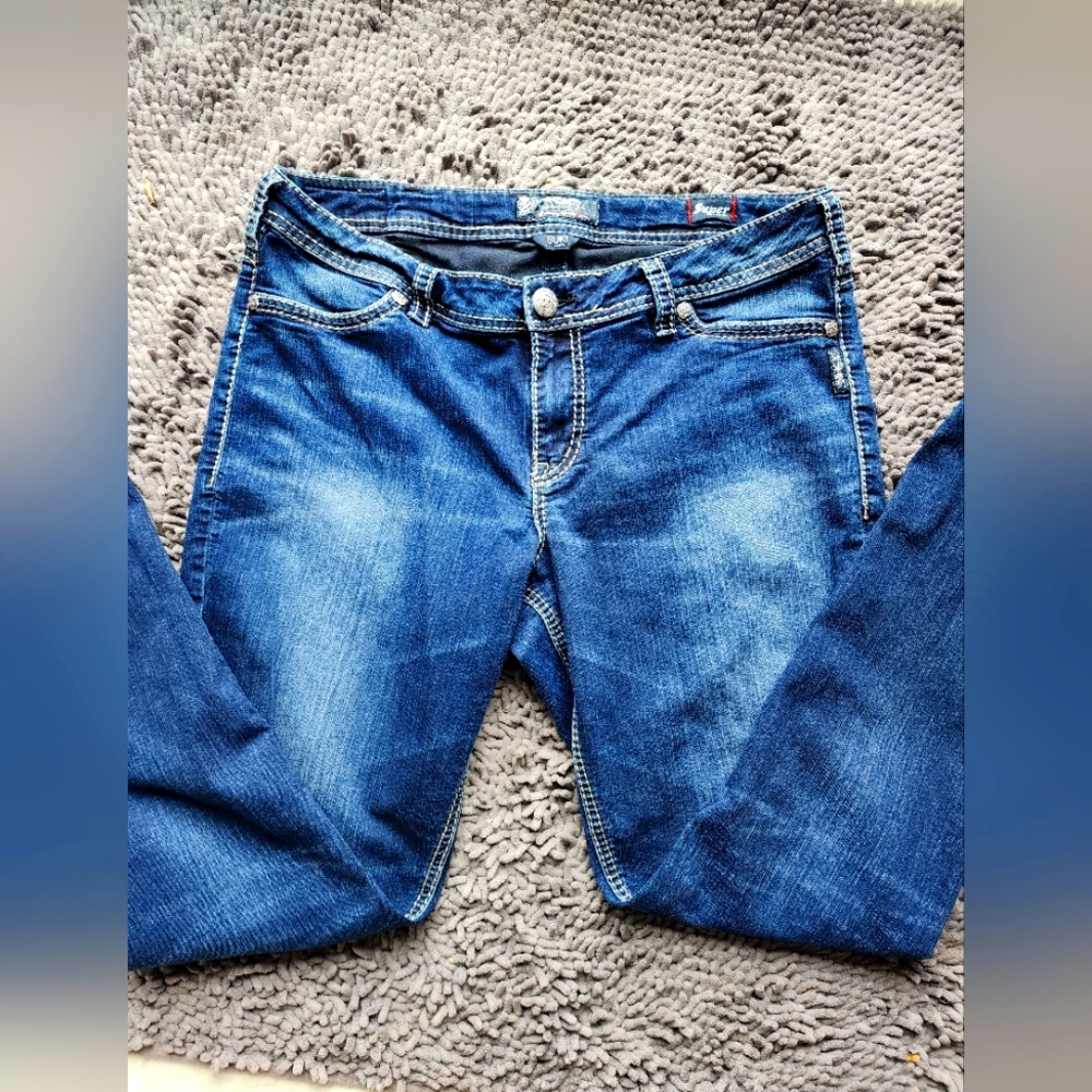 Silver Suki Mid Super Skinny Jeans